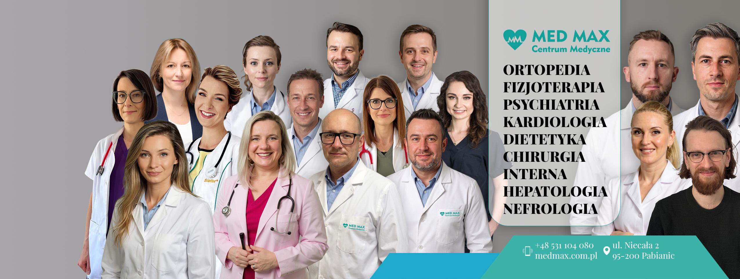 Zespół Centrum Medycznego Med Max w Pabianicach